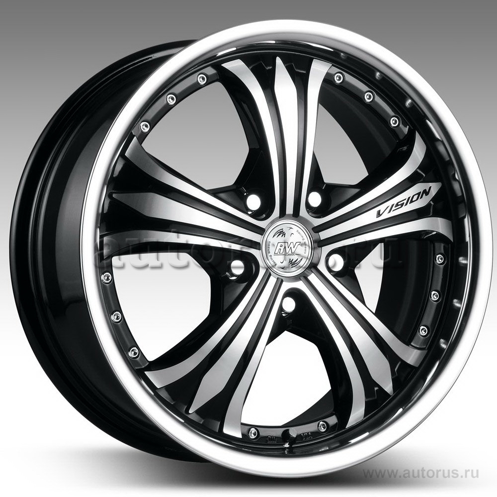 Диск литой R17 7J 5x114.3/67.1 ET40 RACING WHEELS Classic H-460 BK F/P 85938409242
